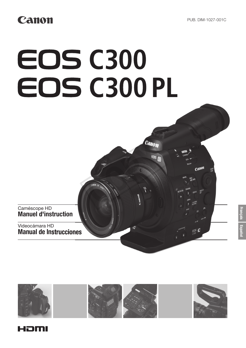 Canon EOS C300 PL Manual del usuario | Páginas: 190