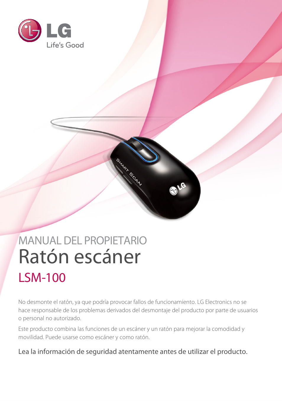 LG LSM-100 Manual del usuario | Páginas: 22