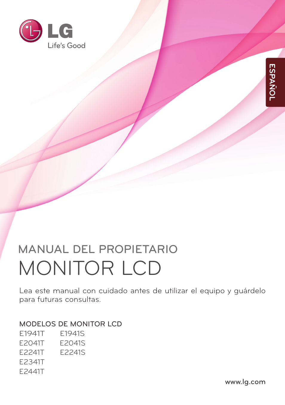 LG E1941S Manual del usuario | Páginas: 39