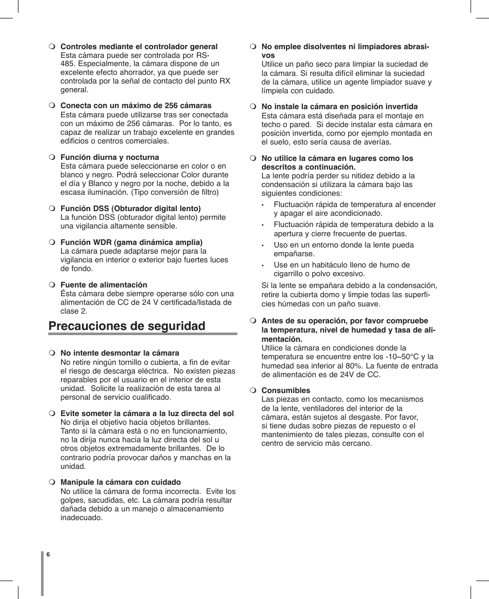 Precauciones de seguridad | LG LT703P-B Manual del usuario | Página 6 / 32