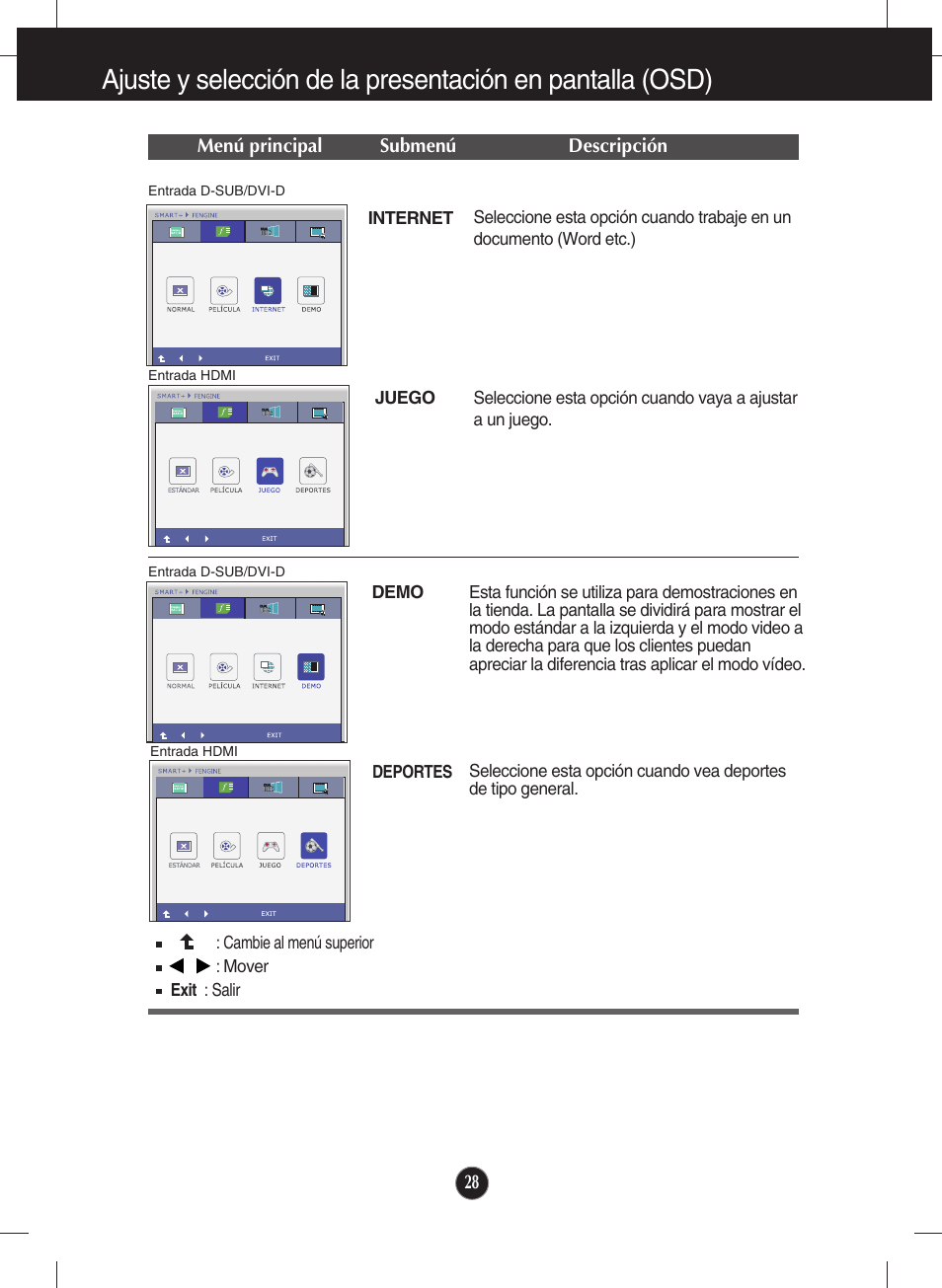 LG E2380VX-PN Manual del usuario | Página 29 / 44