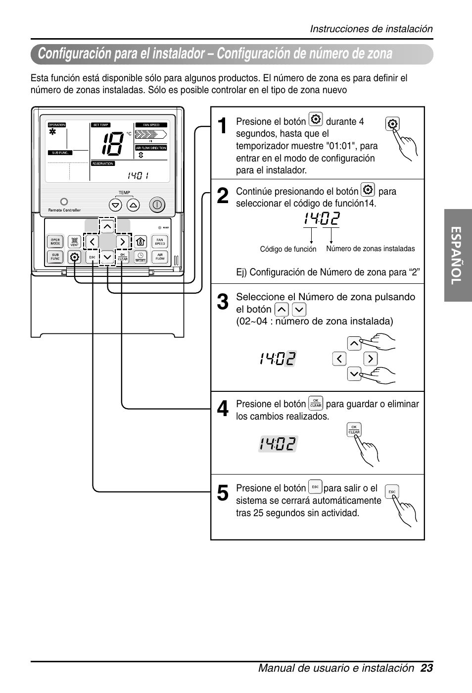 LG PQRCUSA1 Manual del usuario | Página 23 / 55