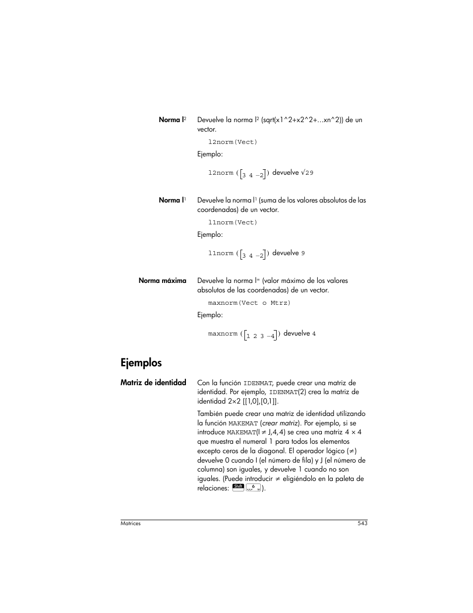Ejemplos | HP Calculadora gráfica HP Prime Manual del usuario | Página 545 / 676