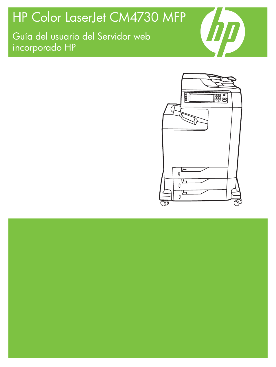 HP Impresora multifunción HP serie Color LaserJet CM4730 Manual del usuario | Páginas: 138