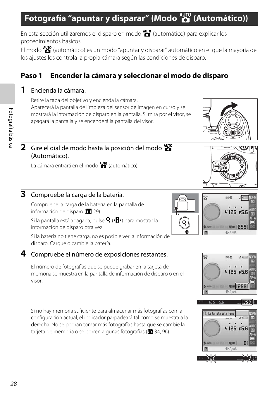 Paso 1 | Nikon D60 Manual del usuario | Página 40 / 204