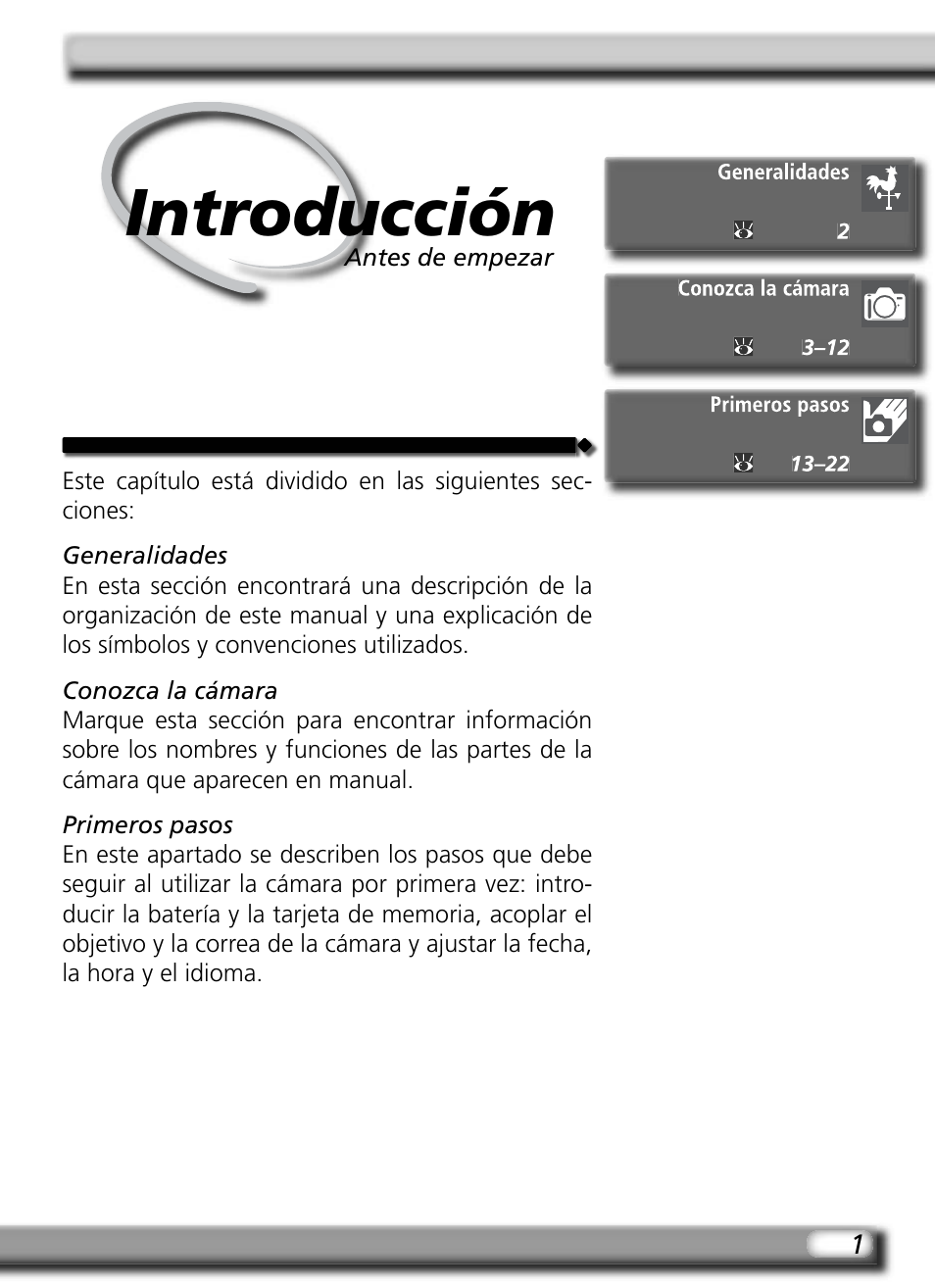 Introducción | Nikon D70 Manual del usuario | Página 11 / 218