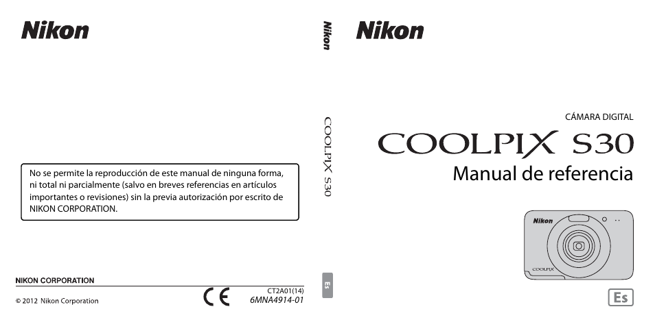 Nikon Coolpix S30 Manual del usuario | Páginas: 190