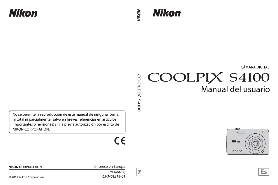 Nikon Coolpix S4100 Manual del usuario | Páginas: 208