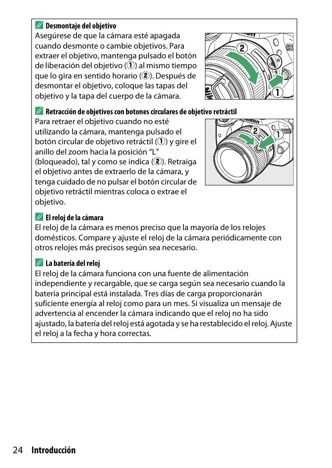 Nikon D3300 Manual del usuario | Página 44 / 392