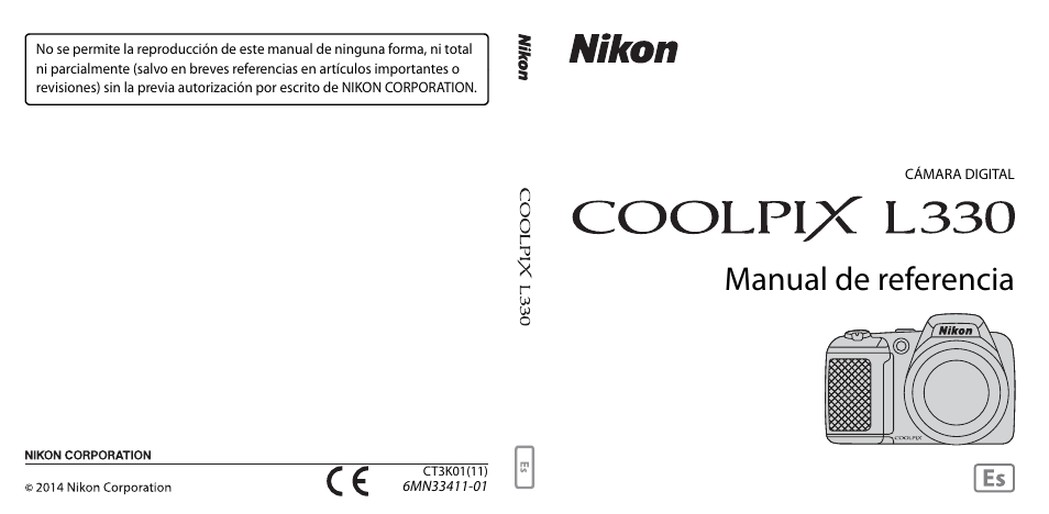 Nikon COOLPIX-L330 Manual del usuario | Páginas: 184