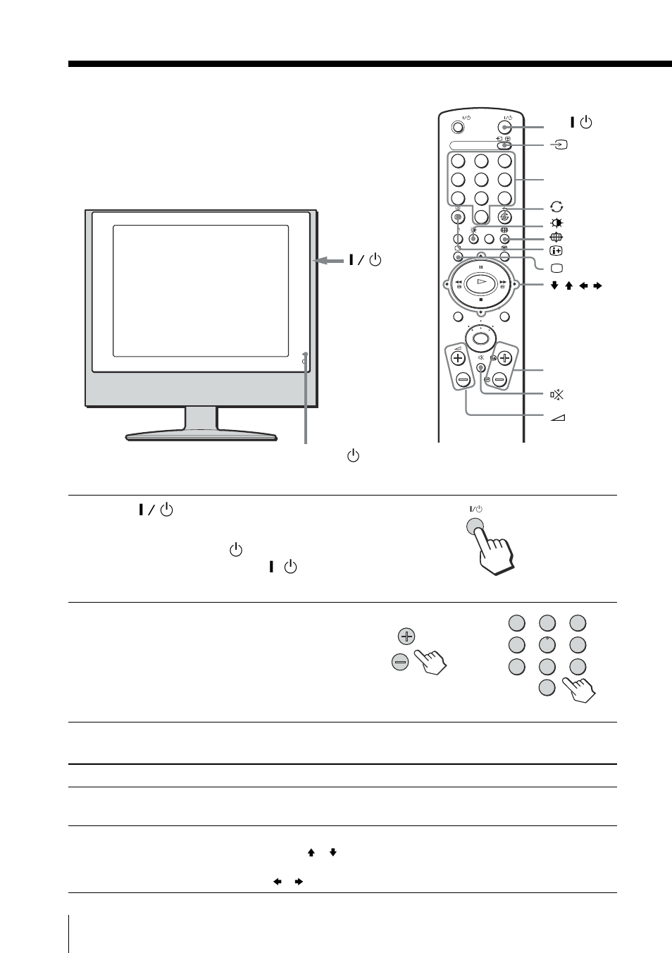 Visualización del televisor, Tareas adicionales | Sony KLV-15SR1 Manual del usuario | Página 12 / 88