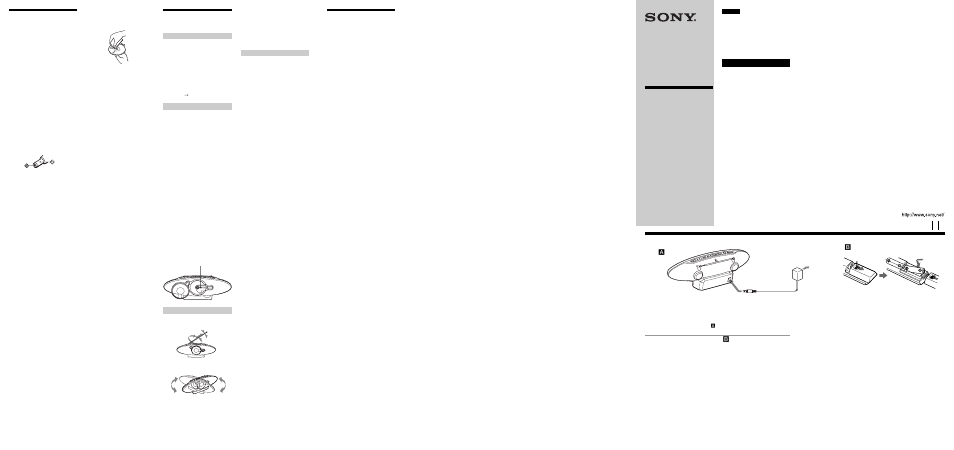 Sony ZS-D10 Manual del usuario | Páginas: 2