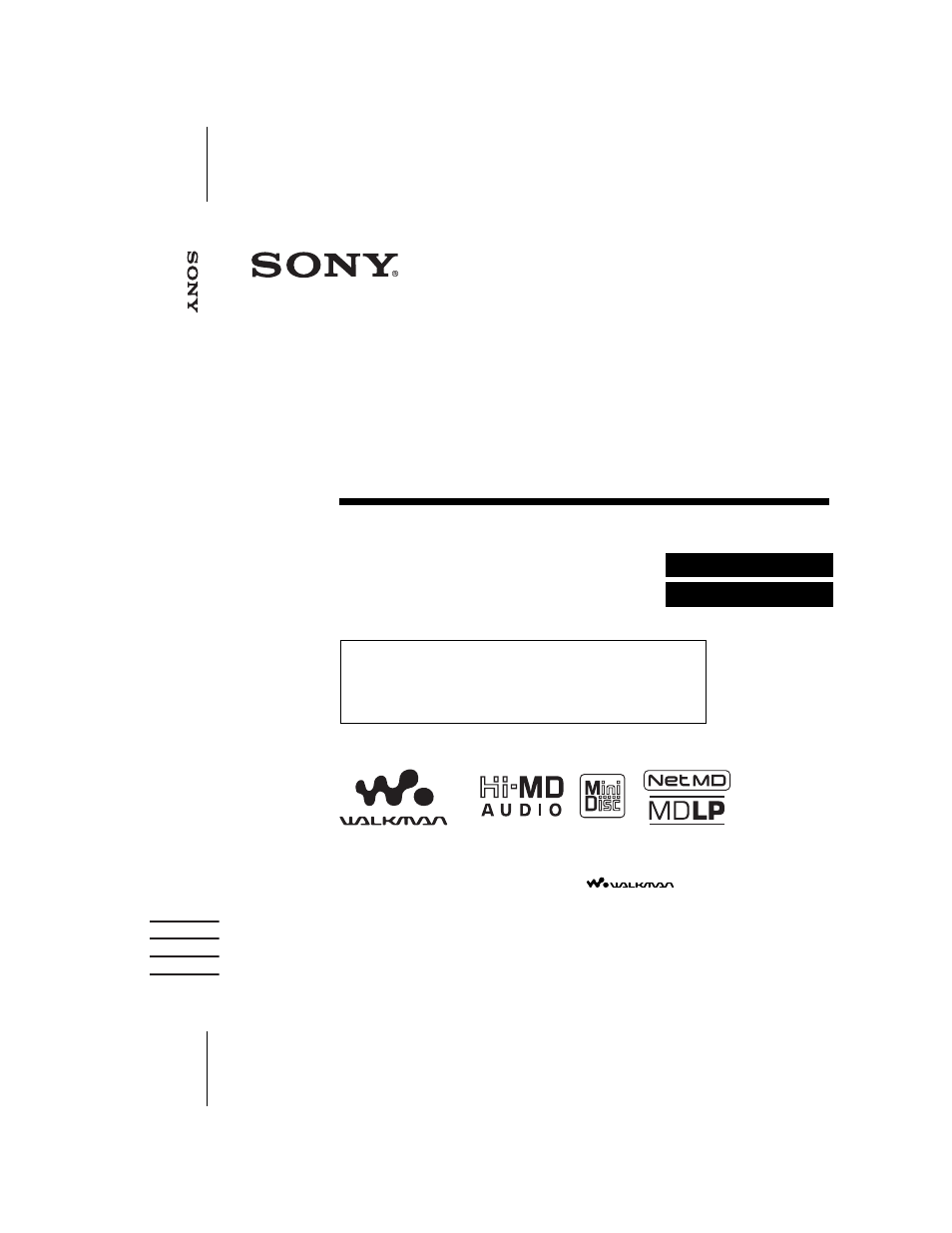 Sony MZ-NH1 Manual del usuario | Páginas: 128