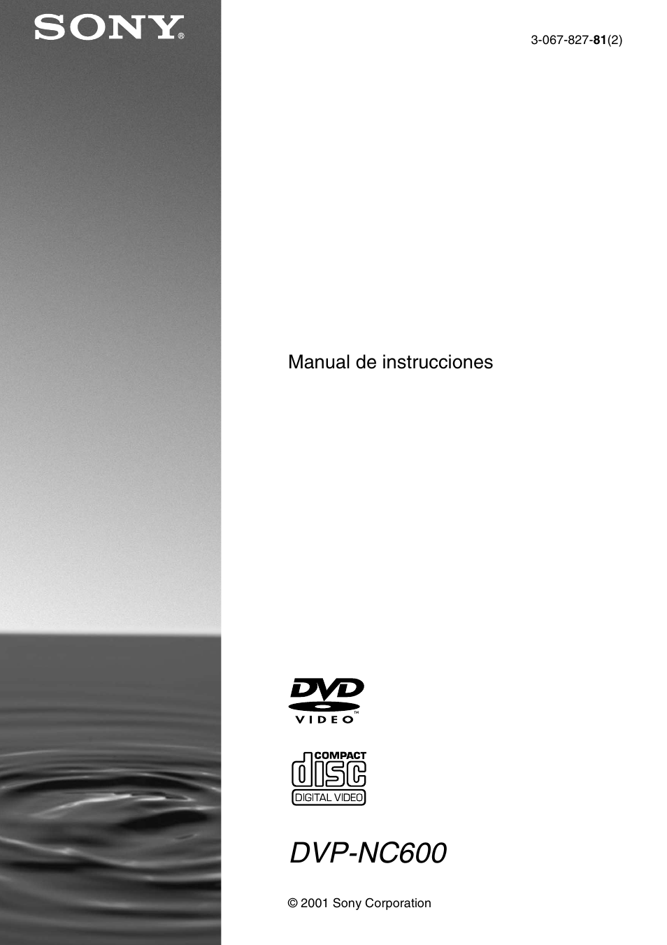 Sony DVP-NC600 Manual del usuario | Páginas: 84