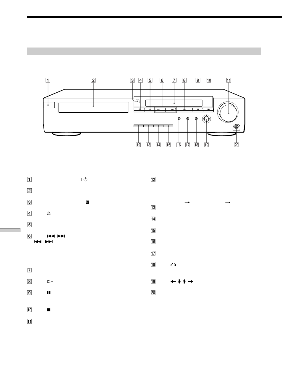 Índice de componentes y controles, Índice de componentes y controles 64 | Sony DAV-S300 Manual del usuario | Página 64 / 68