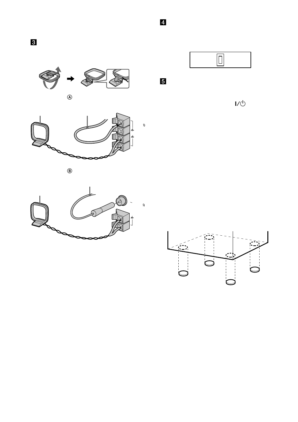 Conexión del sistema (continuación) | Sony MHC-GX20 Manual del usuario | Página 8 / 32