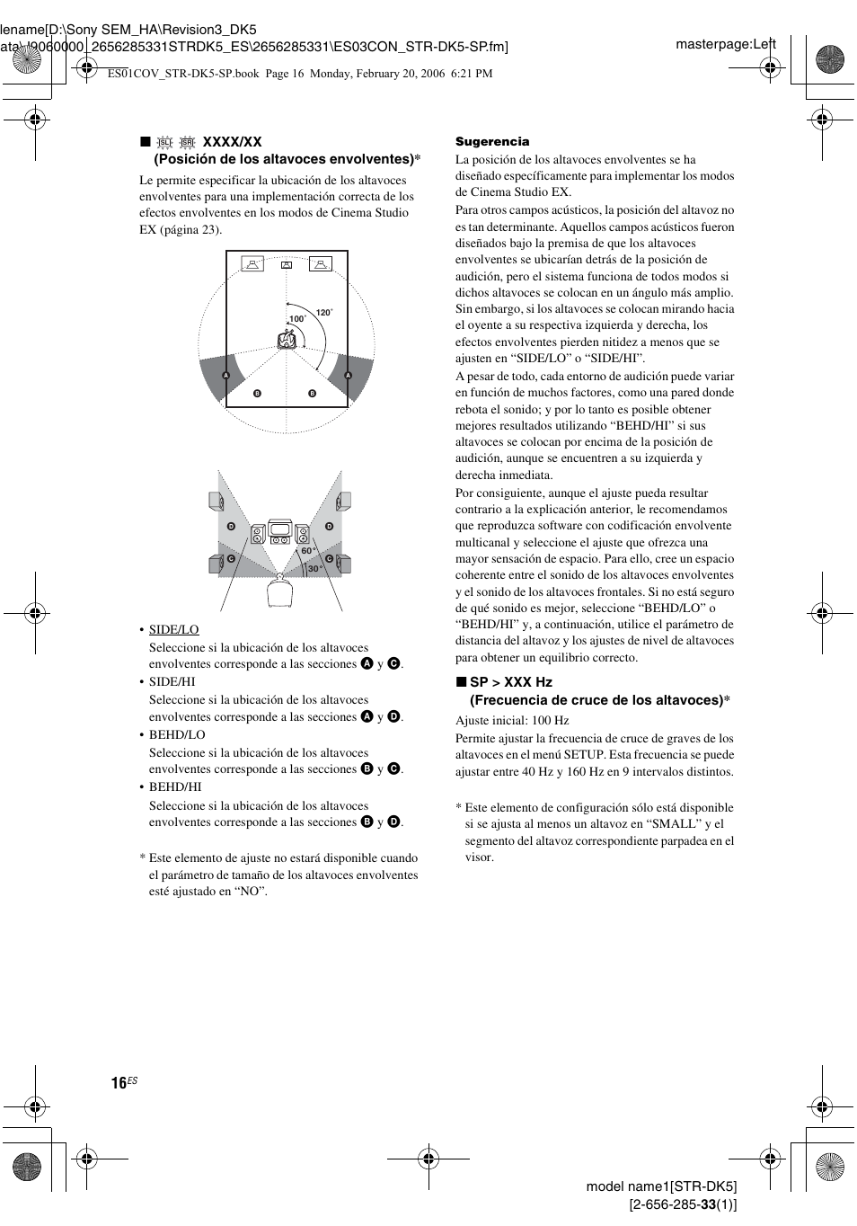 Sony STR-DK5 Manual del usuario | Página 16 / 48