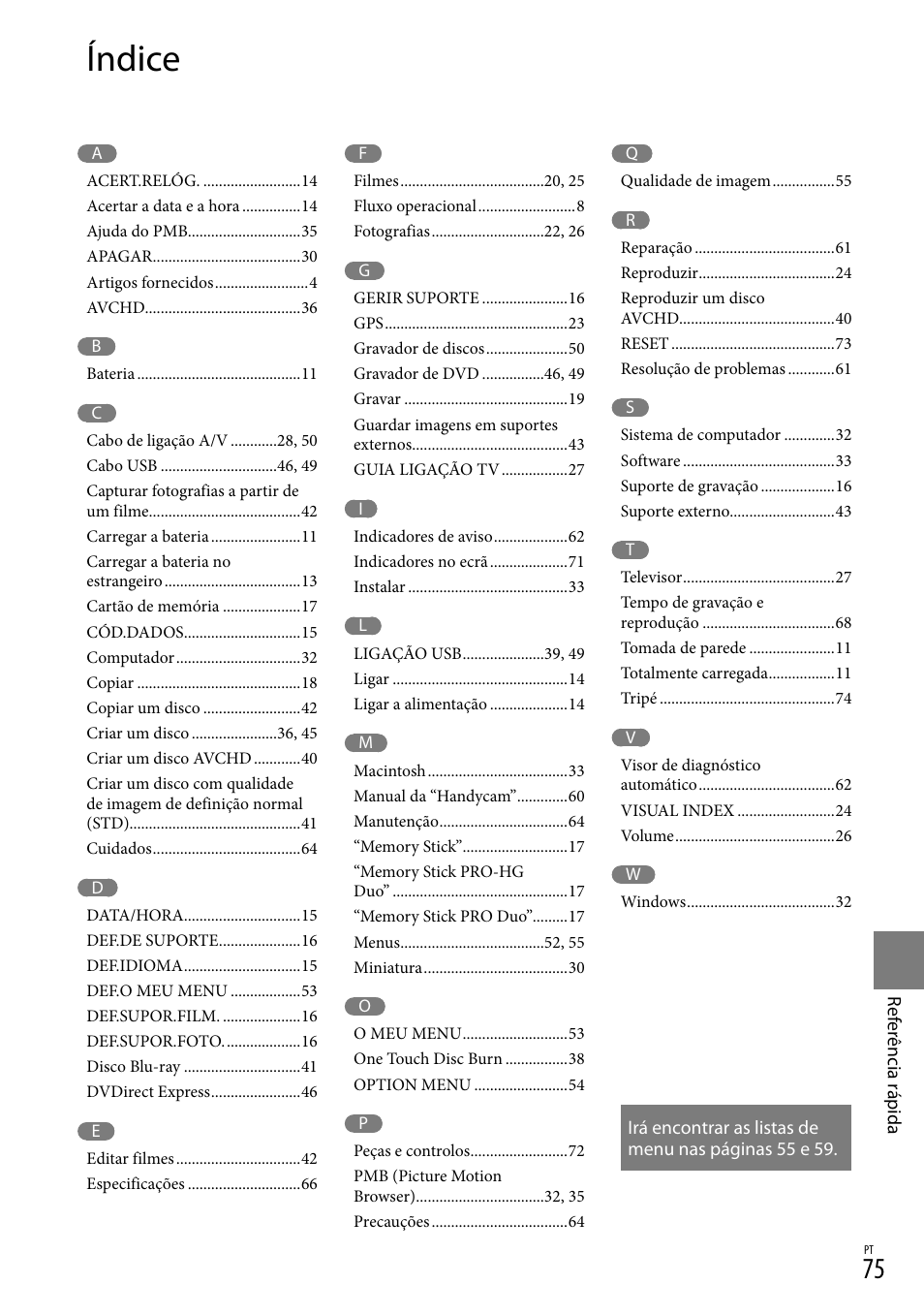 Índice | Sony HDR-CX305E Manual del usuario | Página 149 / 307