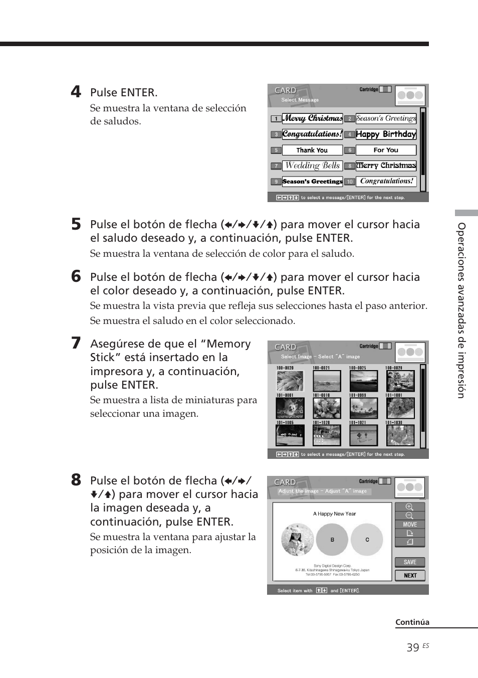 Sony DPP-EX5 Manual del usuario | Página 39 / 88