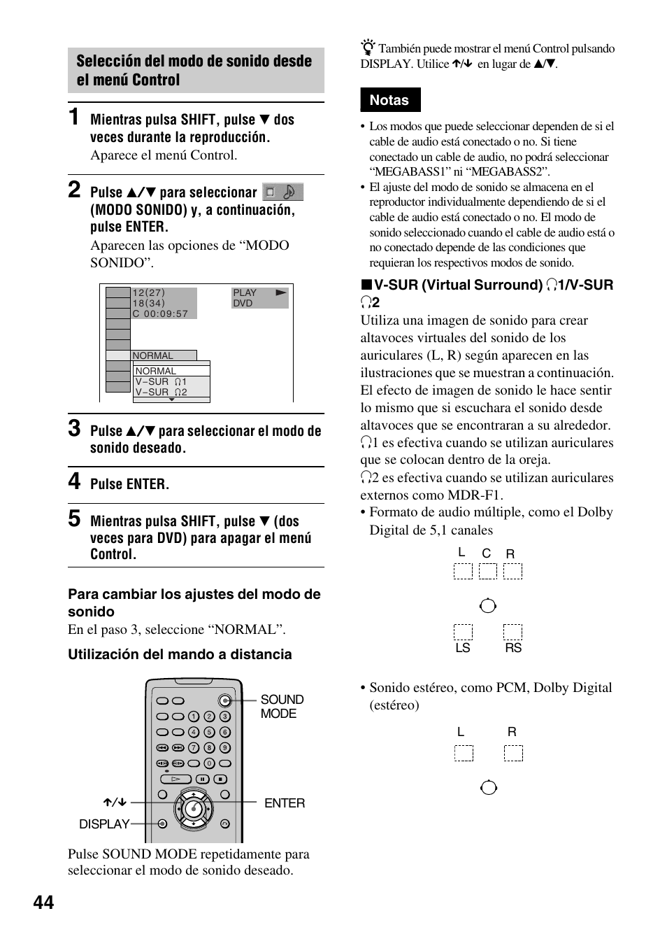 Sony D-VM1 Manual del usuario | Página 44 / 80