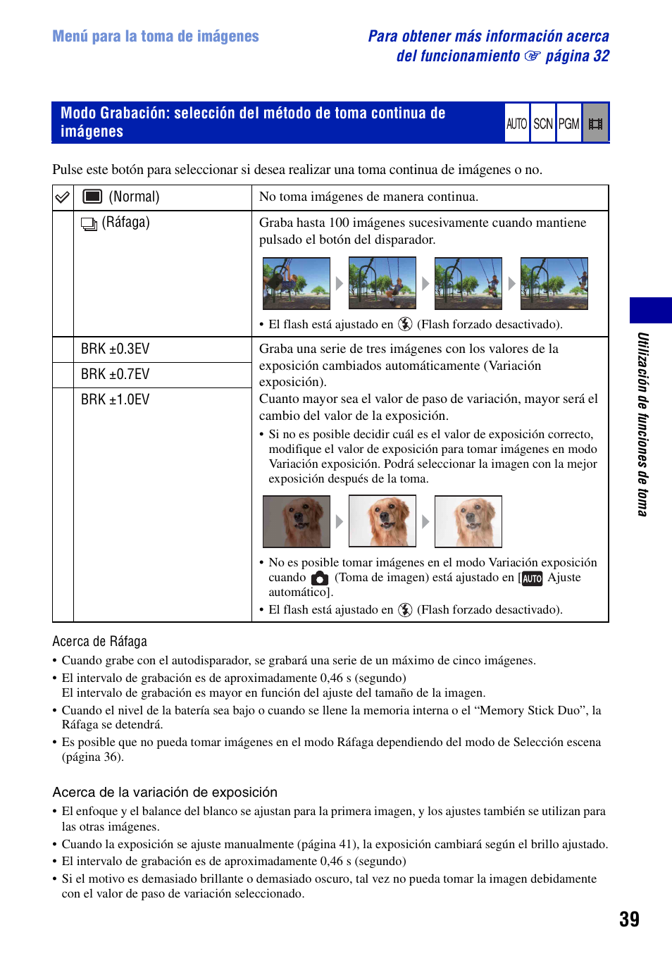Sony DSC-T100 Manual del usuario | Página 39 / 123
