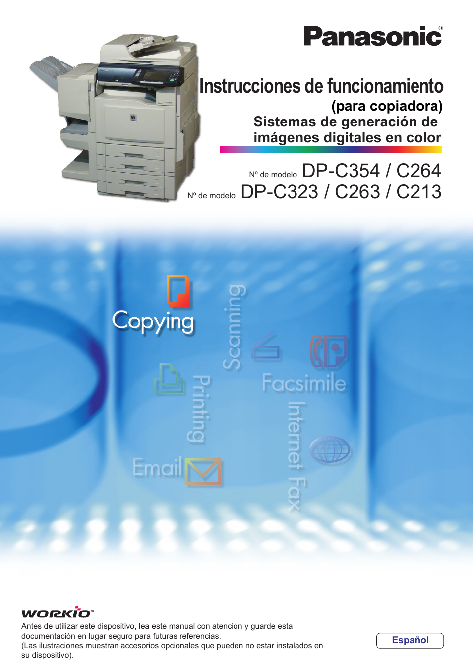 Panasonic DPC263 Manual del usuario | Páginas: 98