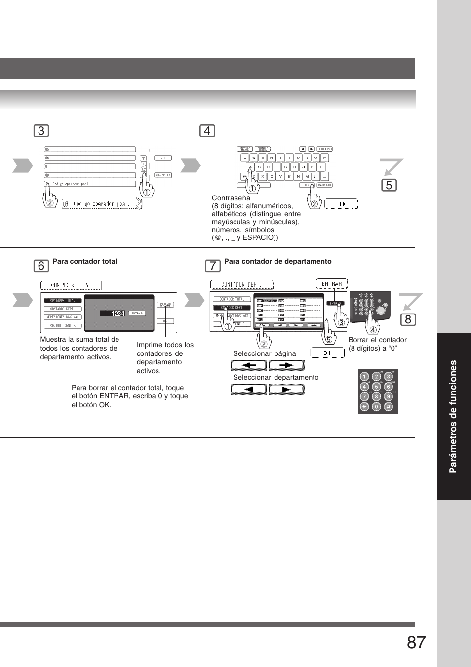 Panasonic DP8035 Manual del usuario | Página 87 / 92