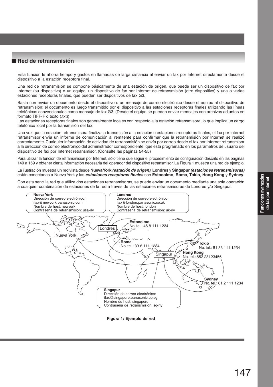 Red de retransmisión | Panasonic DP8060 Manual del usuario | Página 147 / 196