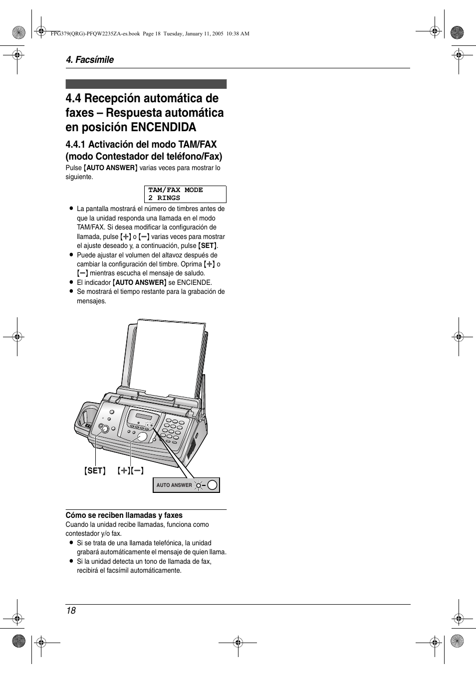 Facsímile 18 | Panasonic KXFPG378 Manual del usuario | Página 18 / 28