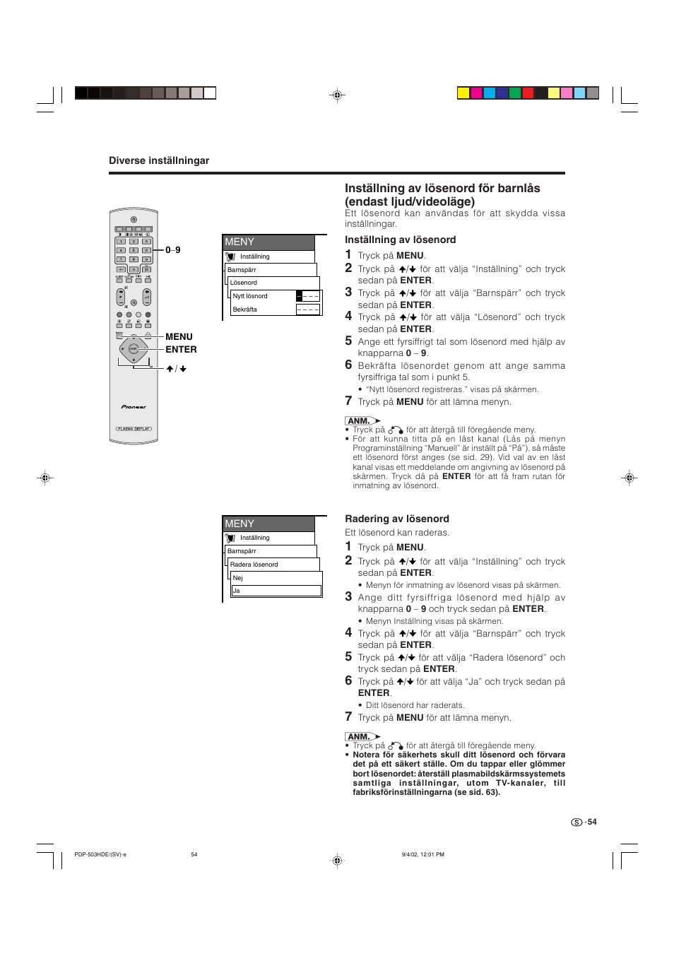 Pioneer PDP-433HDE Manual del usuario | Página 184 / 258