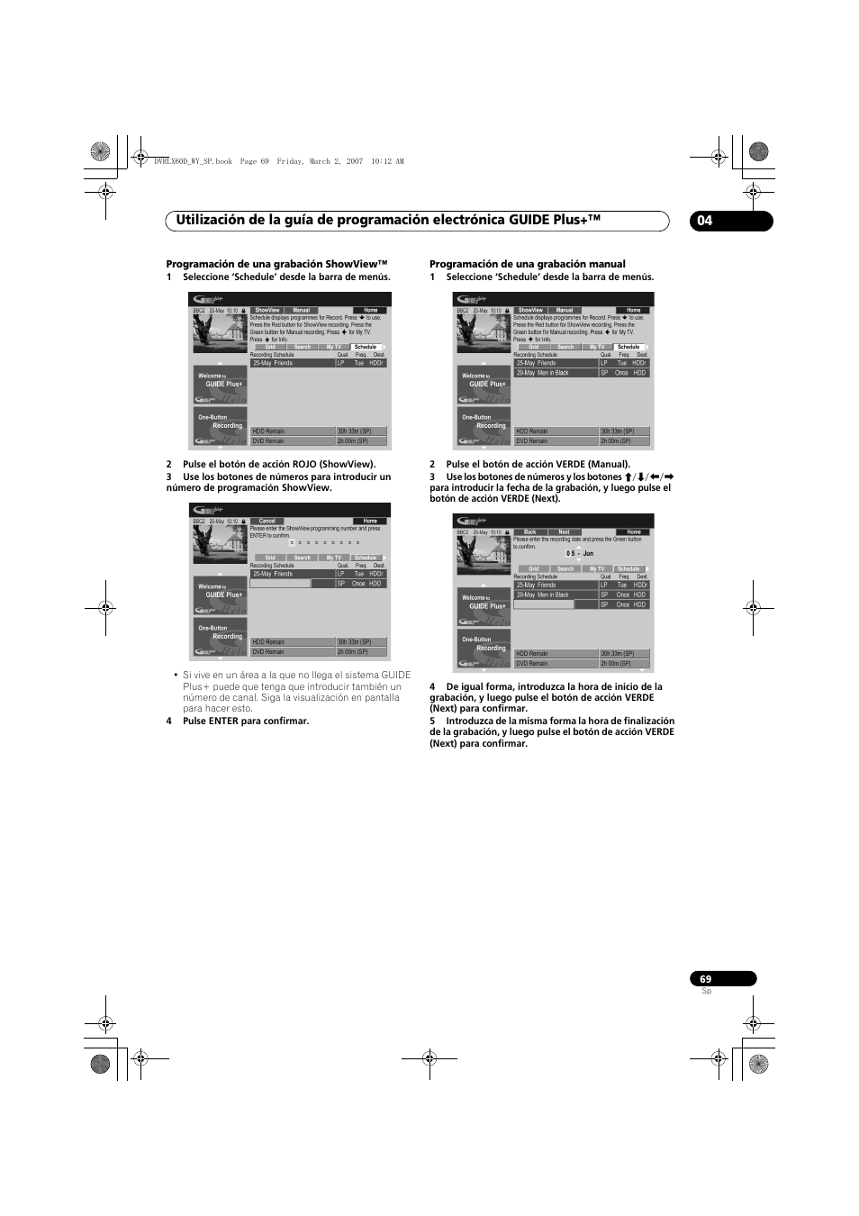 Pioneer RCS-LX60D Manual del usuario | Página 69 / 164