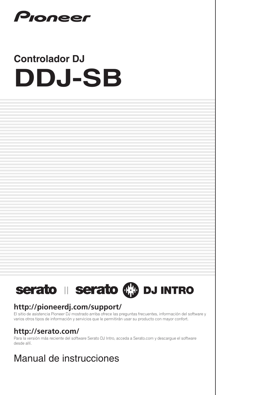 Pioneer DDJ-SB Manual del usuario | Páginas: 22