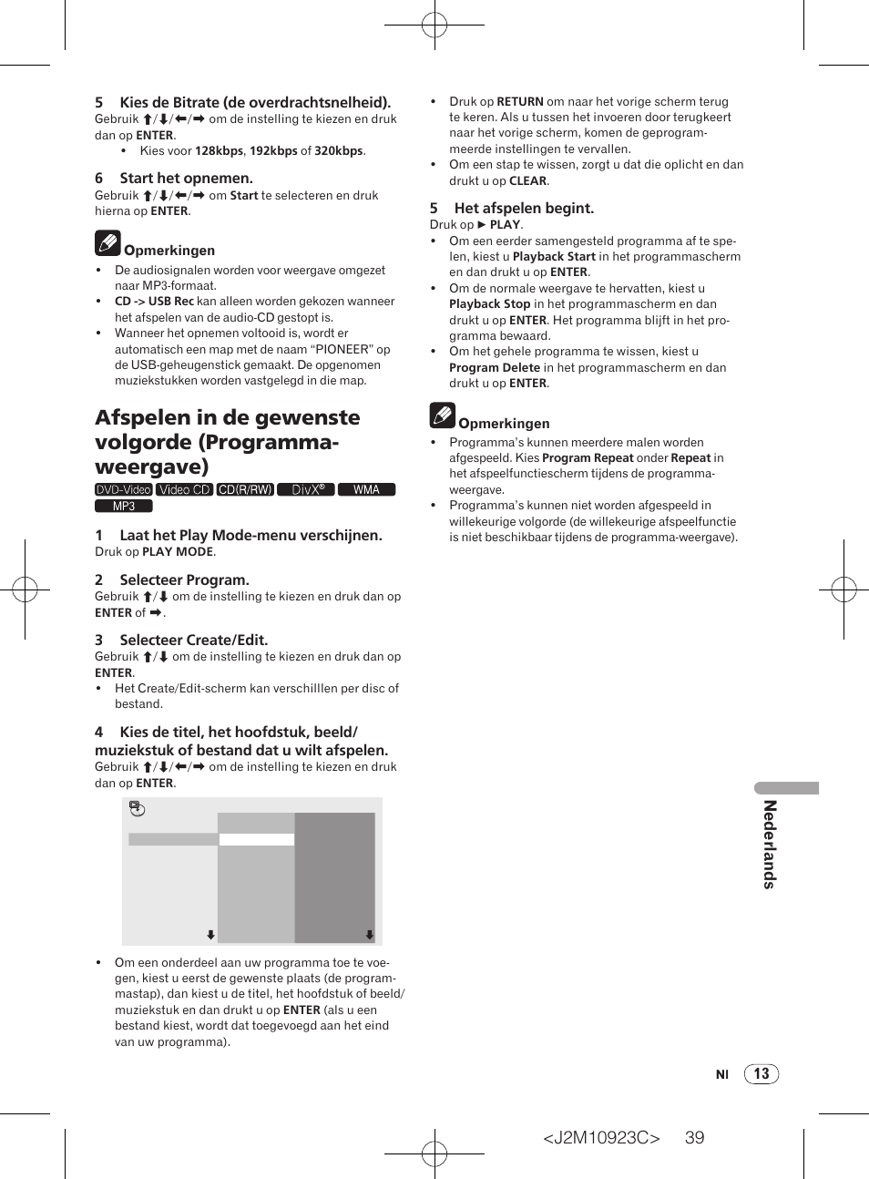 Nederlands | Pioneer DV-220KV-K Manual del usuario | Página 39 / 56