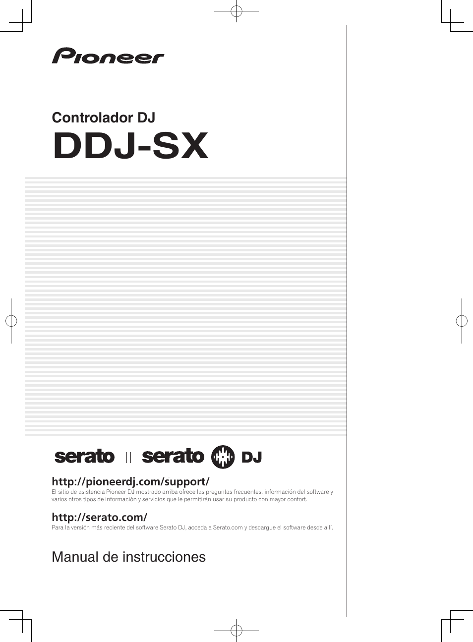 Pioneer DDJ-SX Manual del usuario | Páginas: 33