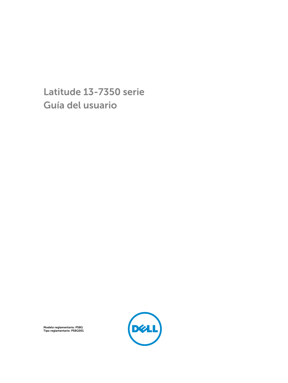 Dell Latitude 13 2-in-1 (7350, Late 2014) Manual del usuario | Páginas: 51