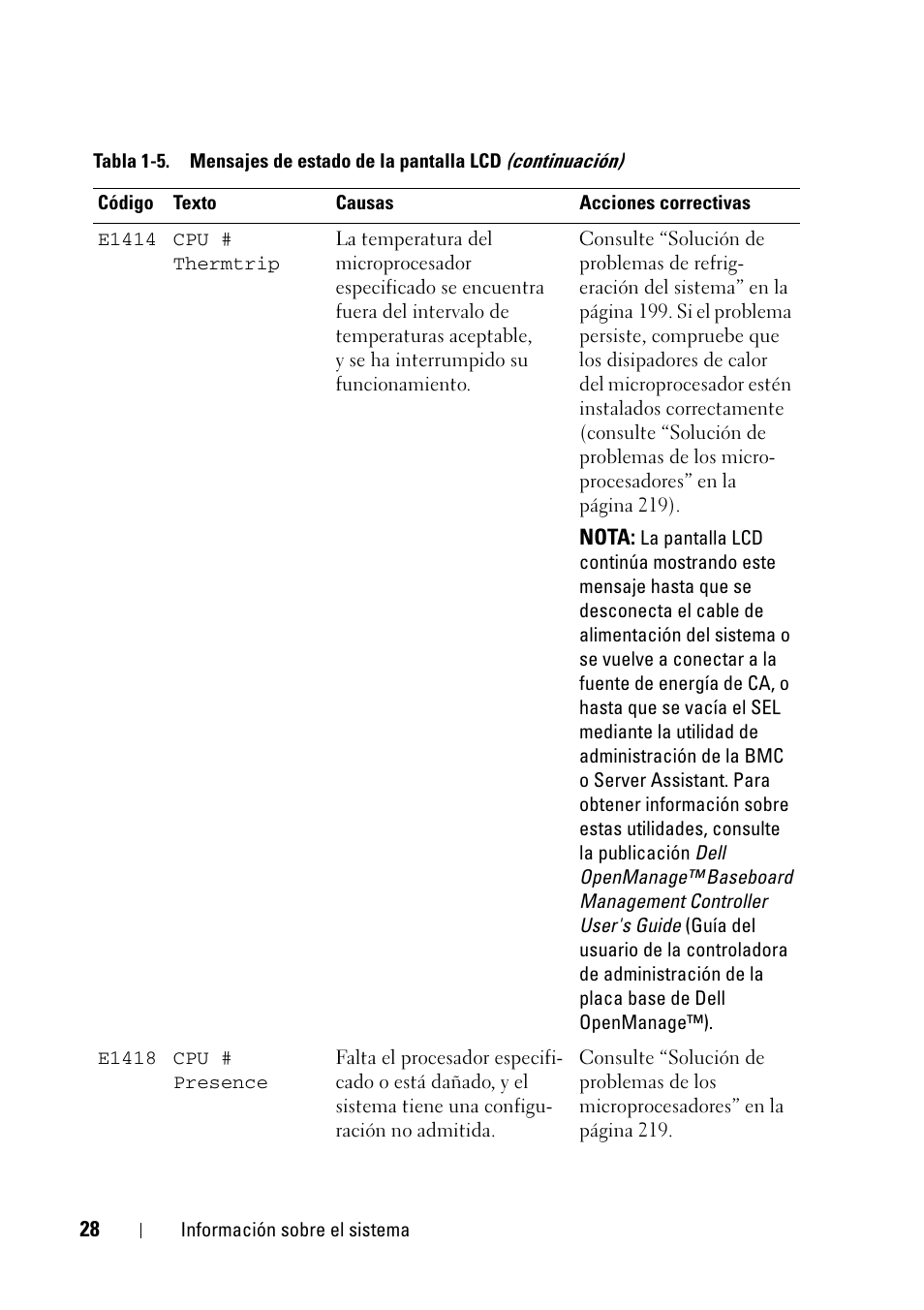 Dell PowerEdge T605 Manual del usuario | Página 28 / 262