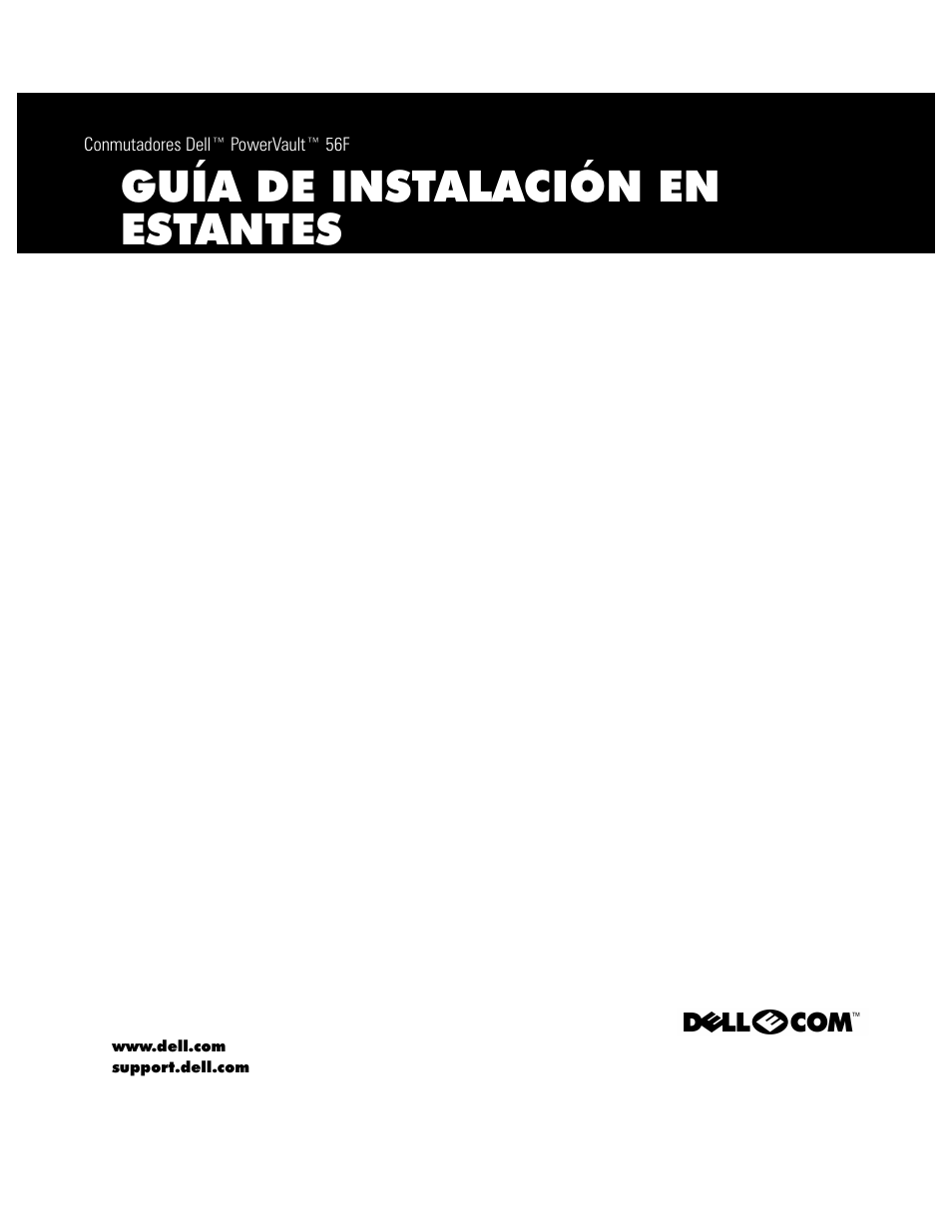 Dell PowerVault 56F (16P Fibre Channel Switch) Manual del usuario | Páginas: 30