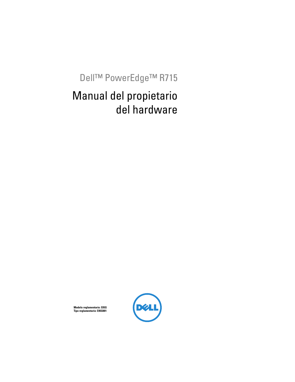 Dell PowerEdge R715 Manual del usuario | Páginas: 212