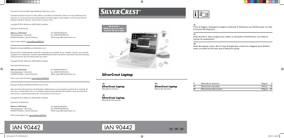 Silvercrest M574 Manual del usuario | Páginas: 39