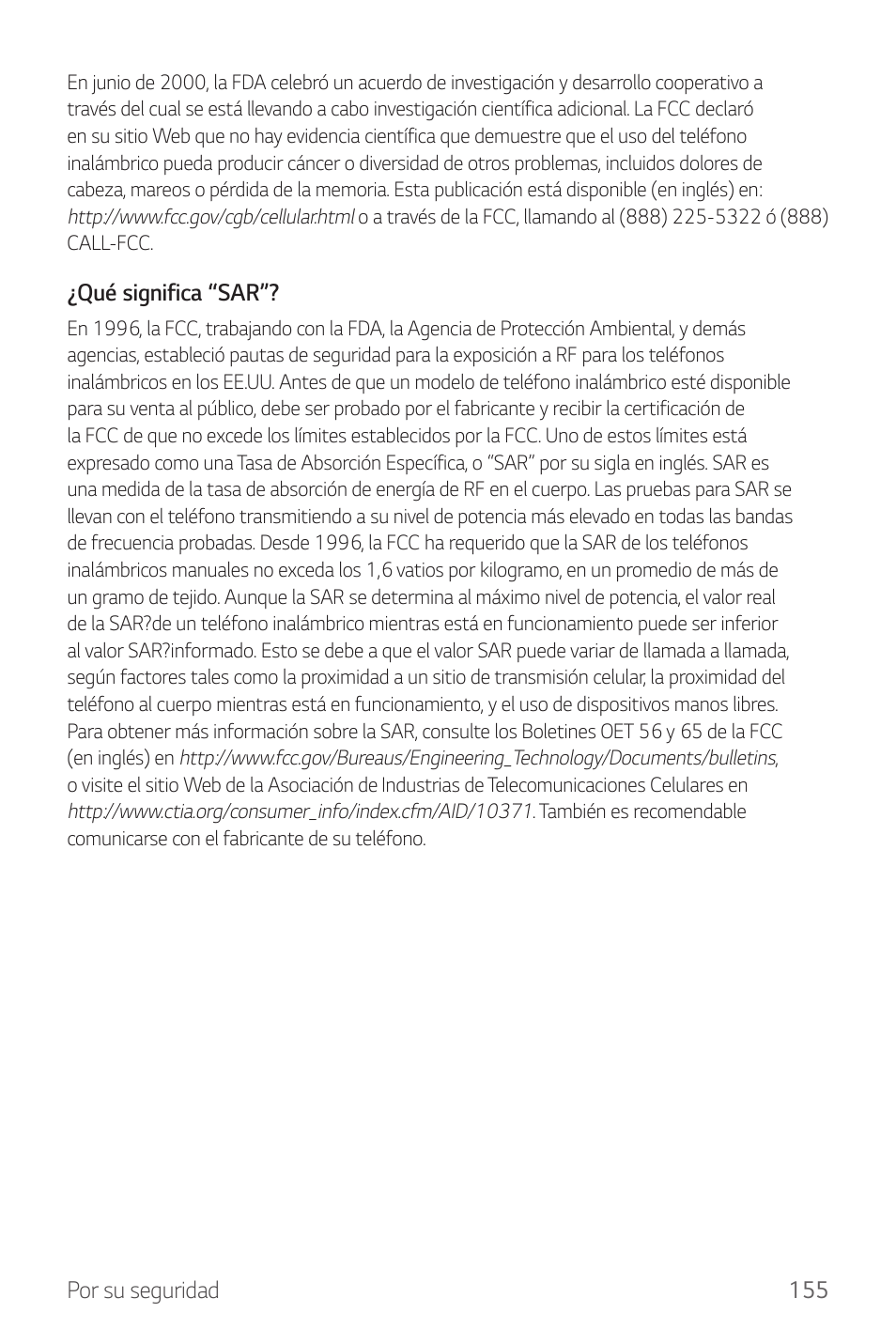 LG G6 H872 Manual del usuario | Página 156 / 185